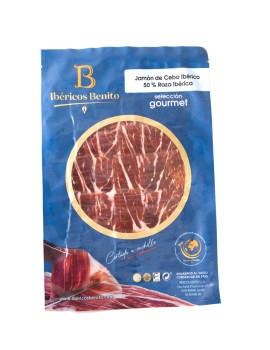 Increíble caja de jamón ibérico cortada a cuchillo